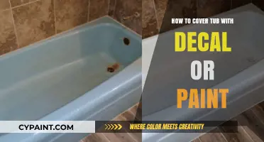 Transform Your Tub: Easy Decal & Paint Covering Techniques
