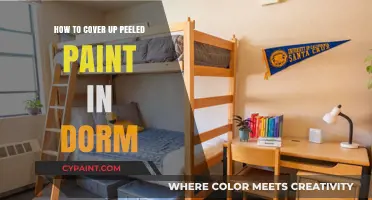 Quick Dorm Room Fix: Concealing Peeled Paint Like a Pro