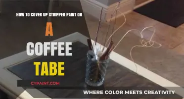 Revive Your Coffee Table: Easy Fixes for Stripped Paint