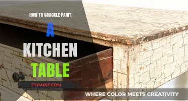 Master the Art of Crackle Paint for Your Kitchen Table