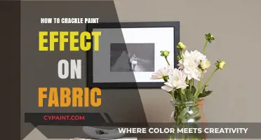 Master the Art of Creating Crackle Paint Effect on Fabric
