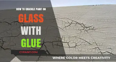 Easy DIY Crackle Paint Effect on Glass Using Glue