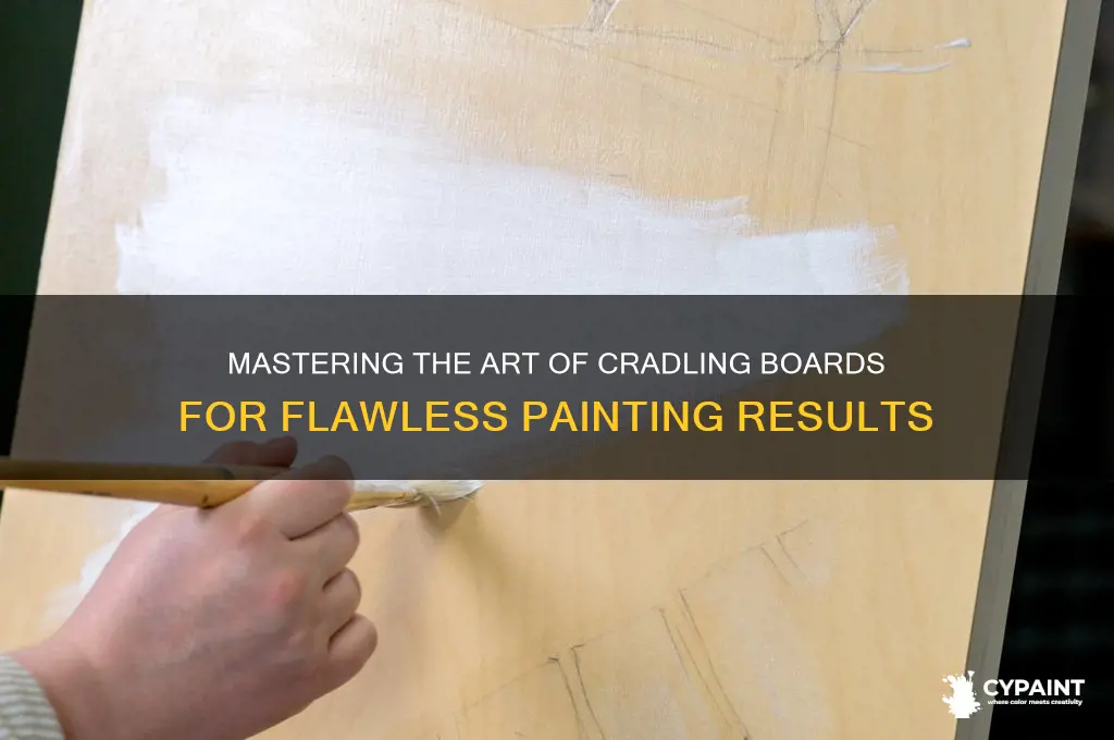 how to cradle a board for painting