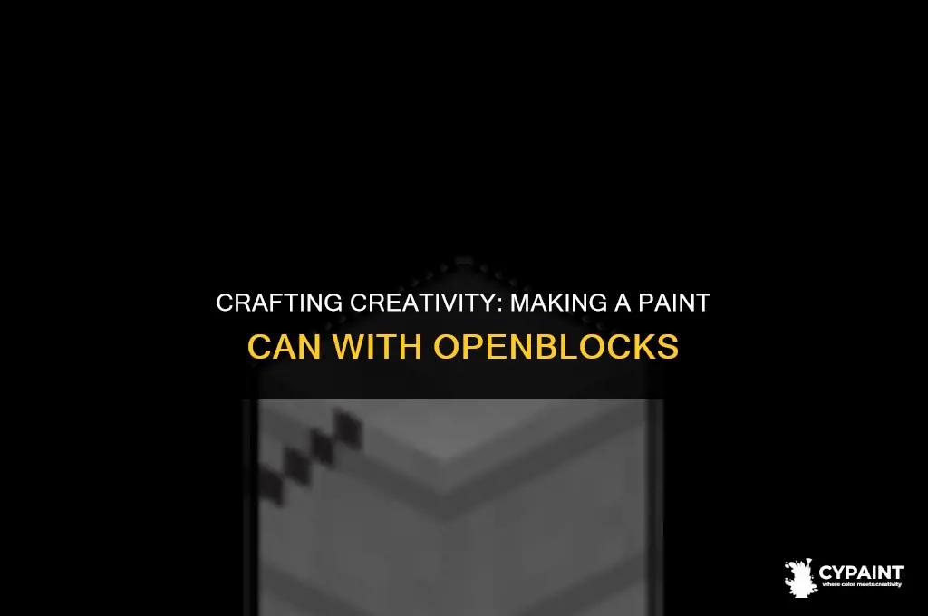 how to craft a paint can from openblocks
