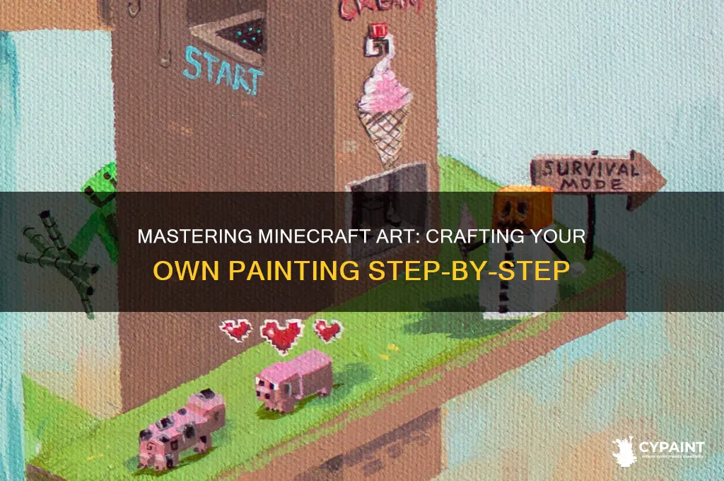 how to craft a painting in mc