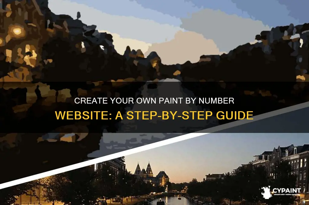how to creat paint by number site of your own