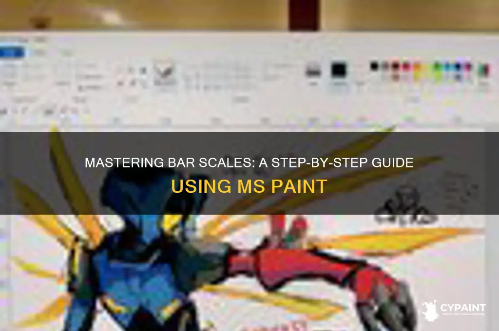 how to create a barscale in paint