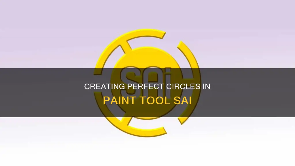 how to create a circle in paint tool sai