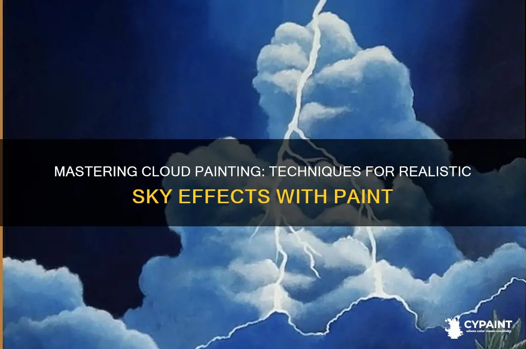 how to create a cloud effect with paint