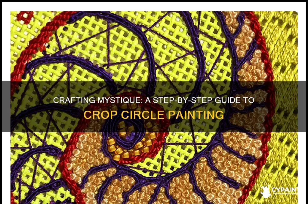 how to create a crop circle paint