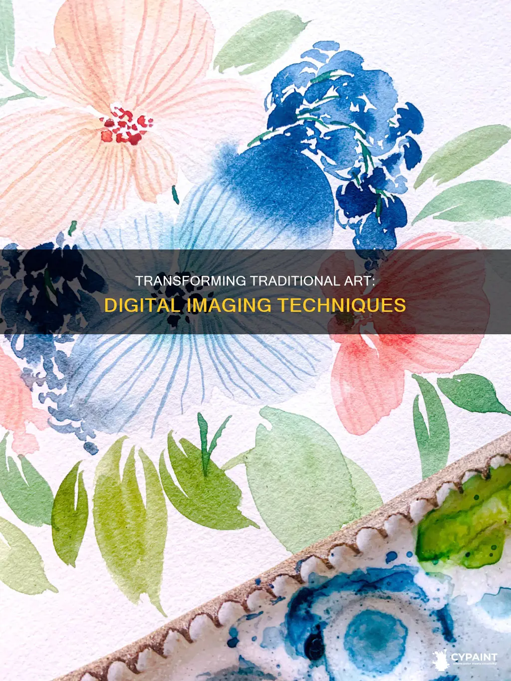 how to create a digital image from a painting
