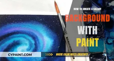 Create a Stunning Galaxy Background with Paint: Easy DIY Guide