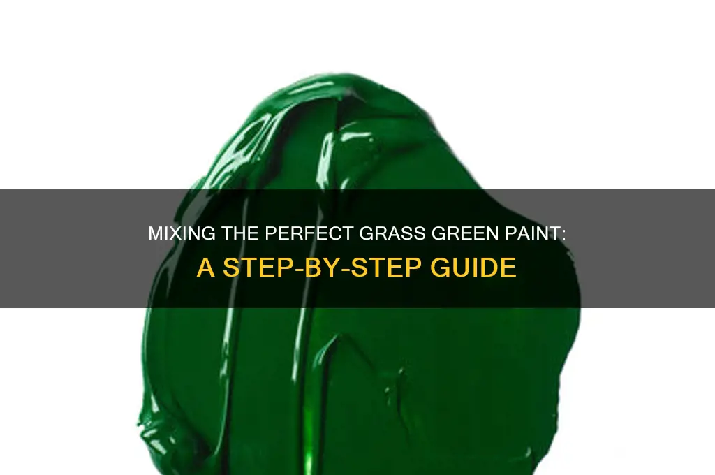 how to create a grass green paint