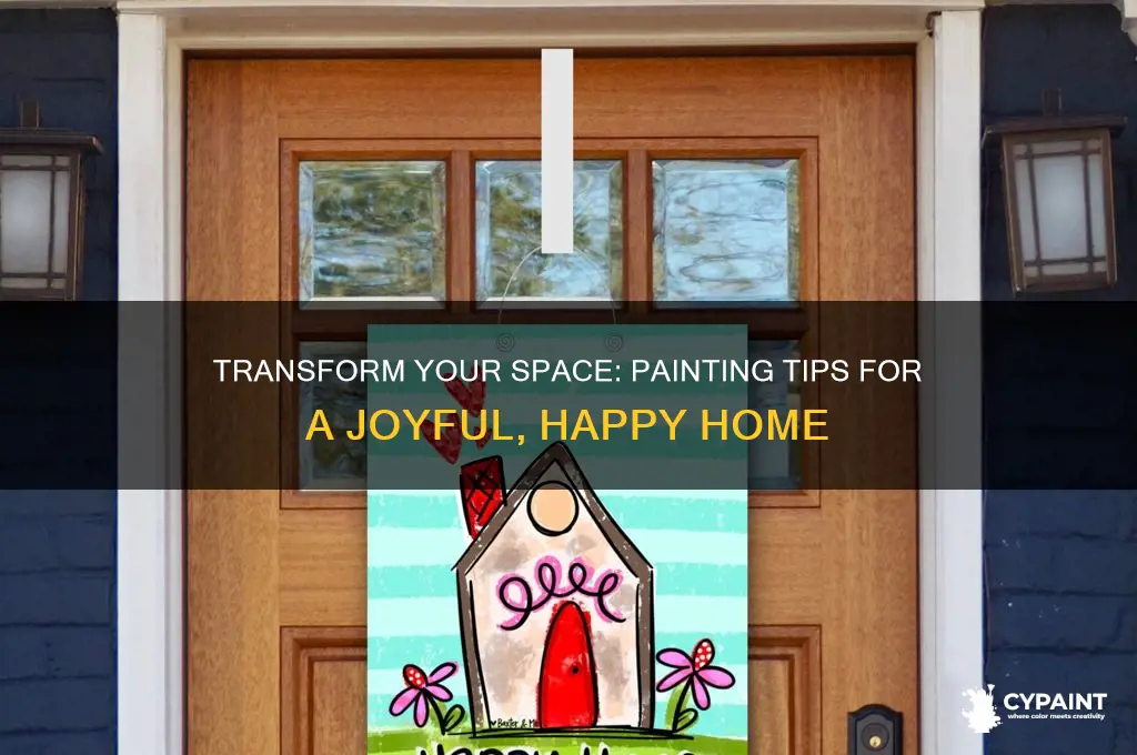 how to create a happy home with paint