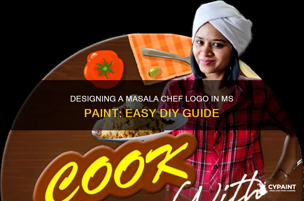 how to create a logo in ms paint masala chef