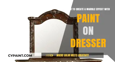 DIY Marble Magic: Transform Your Dresser with Paint Techniques