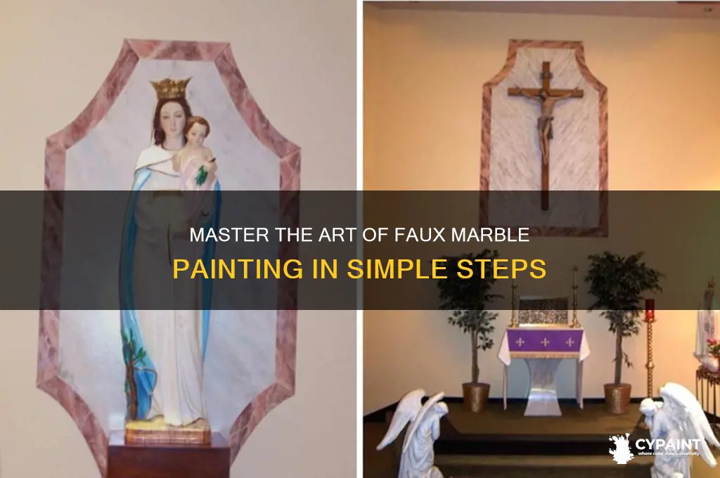 how to create a marble look with paint