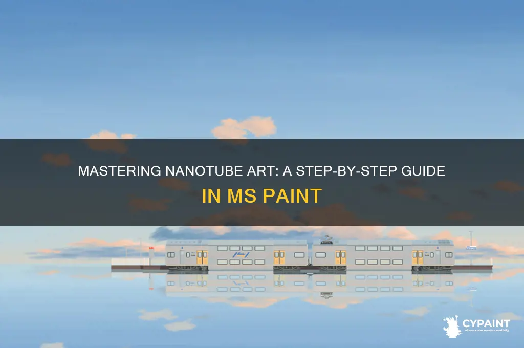 how to create a nanotube image in paint