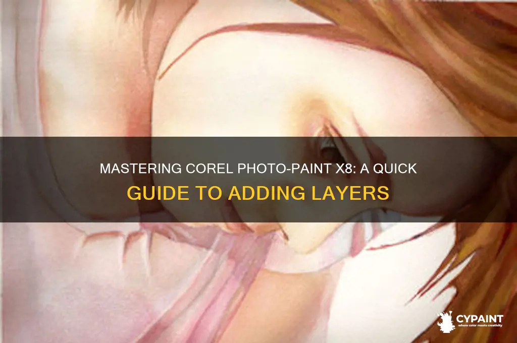 how to create a new layer in corel photo-paint x8