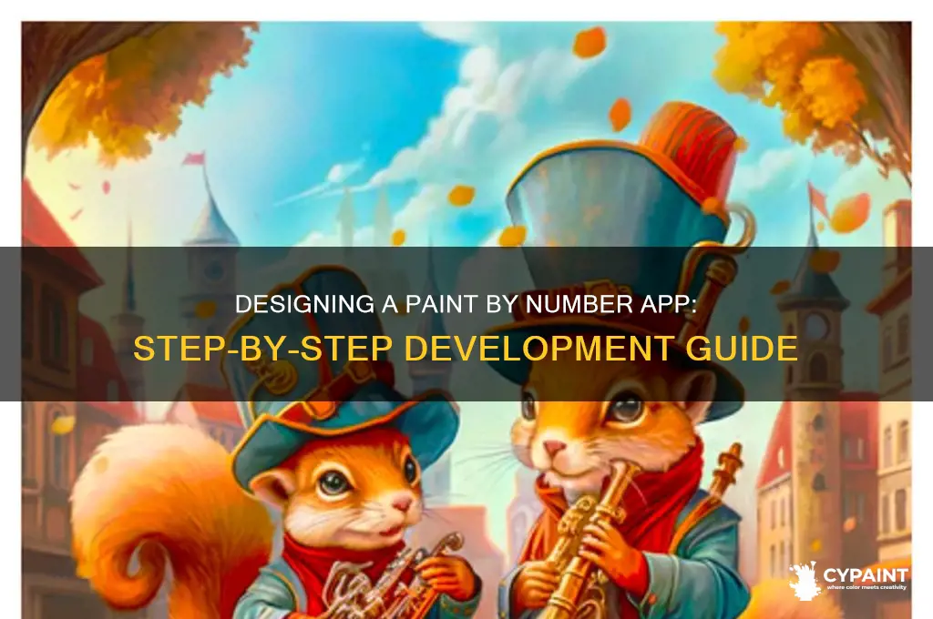 how to create a paint by number app