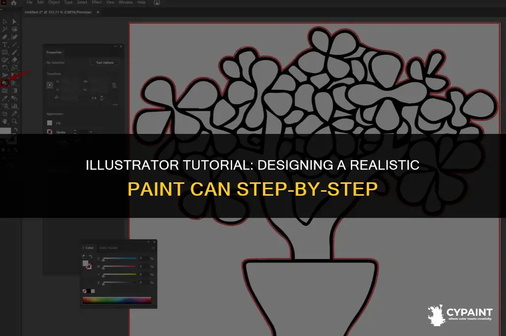 how to create a paint can in illustrator