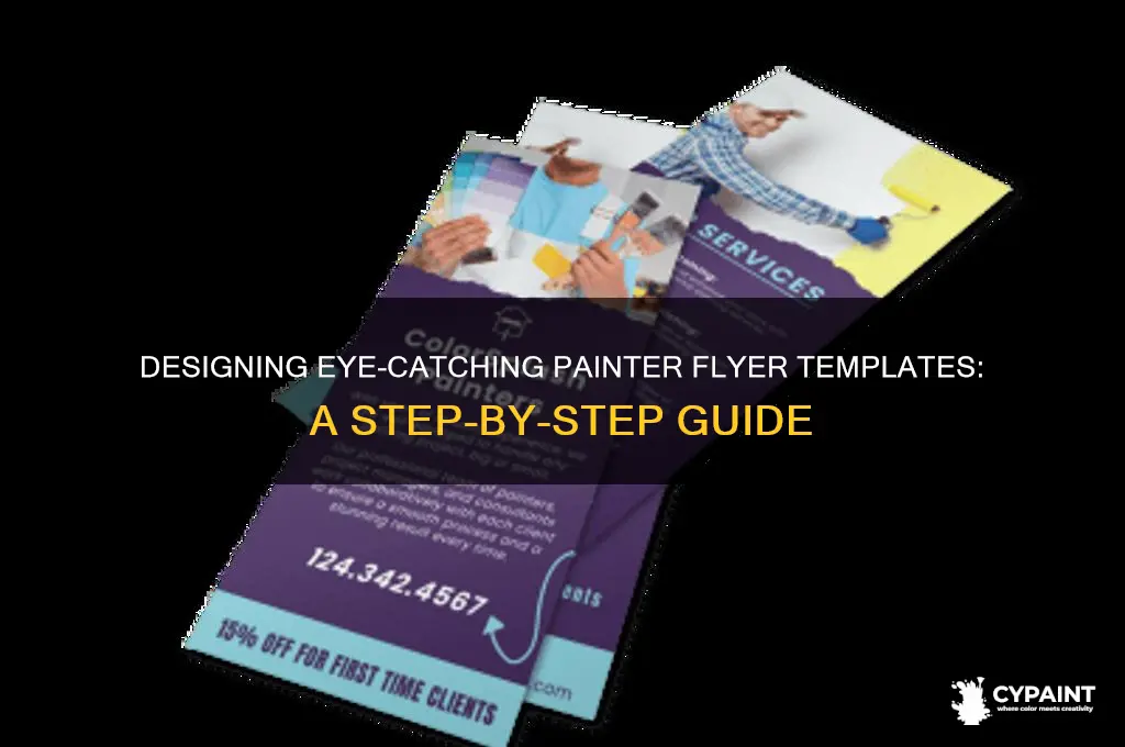 how to create a painter flyer template