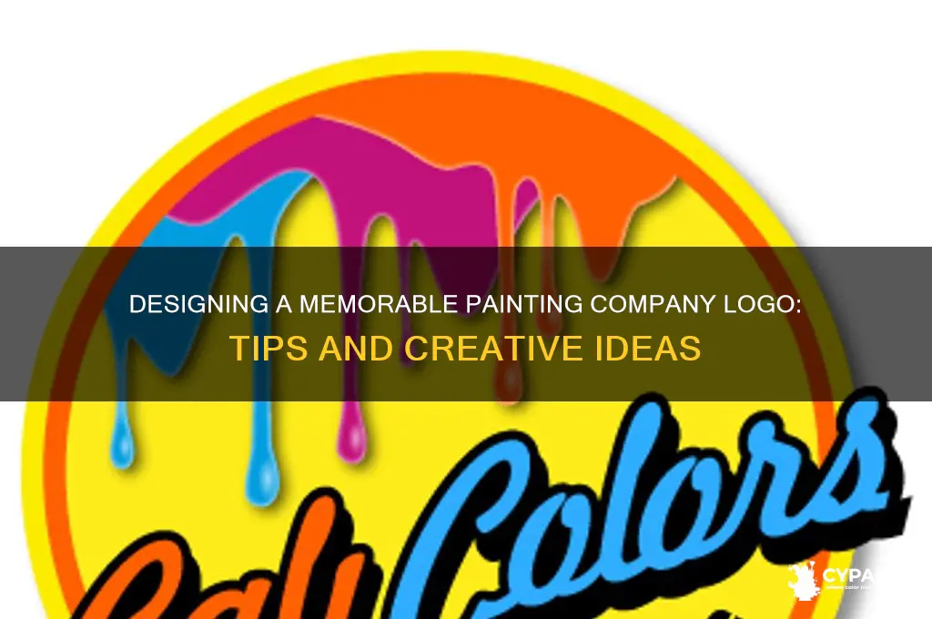 how to create a painting company logo
