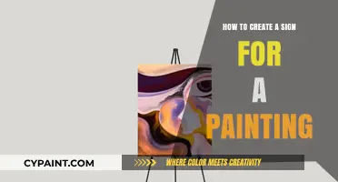 Crafting the Perfect Sign: A Guide to Enhancing Your Painting Display