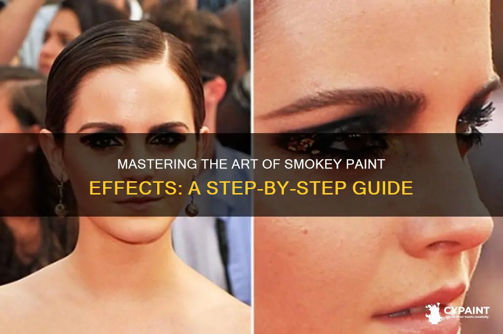 how to create a smokey effect with paint