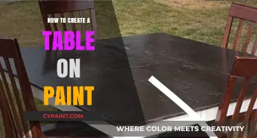 Mastering Paint: Step-by-Step Guide to Creating Tables Easily