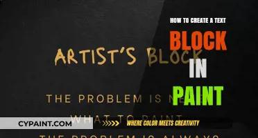 Mastering Paint: Simple Steps to Create Text Blocks Easily