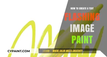 Create Eye-Catching Flashing Text Images with MS Paint Techniques