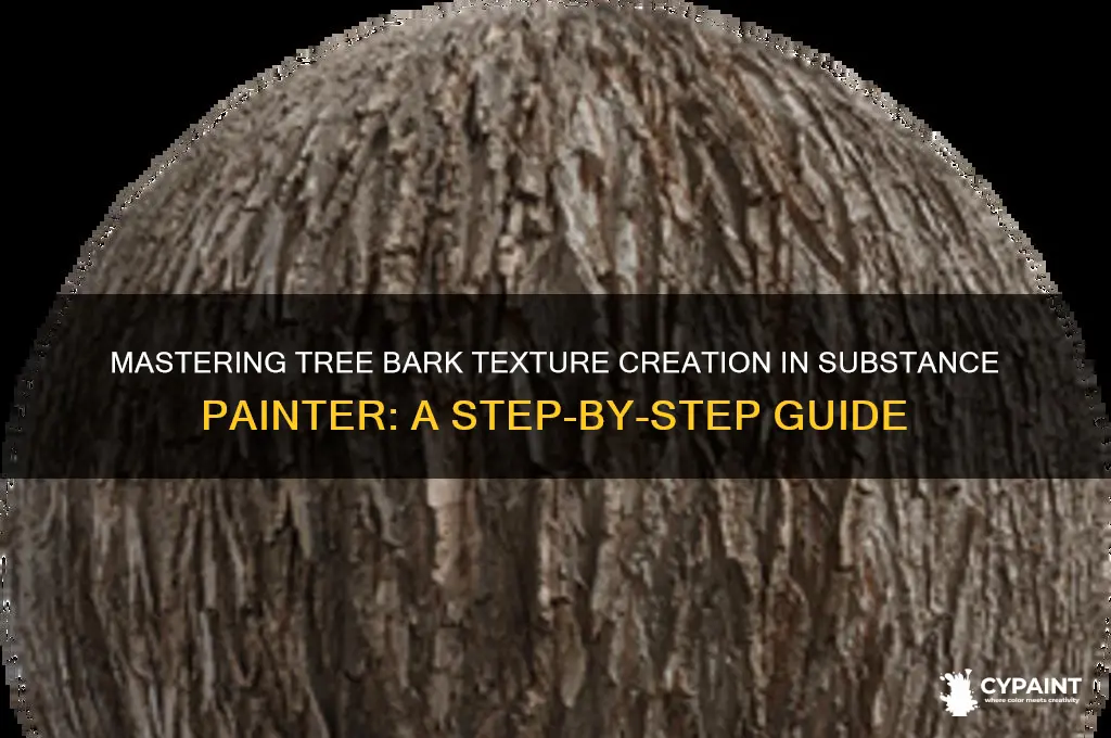 how to create a tree bark texture in substance painter