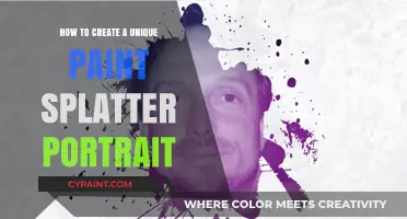 Mastering Paint Splatter Art: Crafting Unique Portrait Techniques