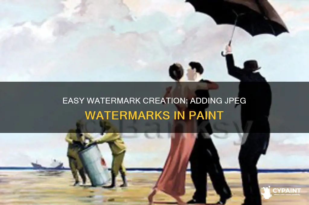 how to create a watermark from a jpeg in paint