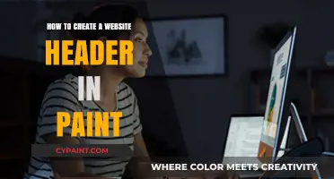 Designing a Website Header in Paint: A Step-by-Step Guide