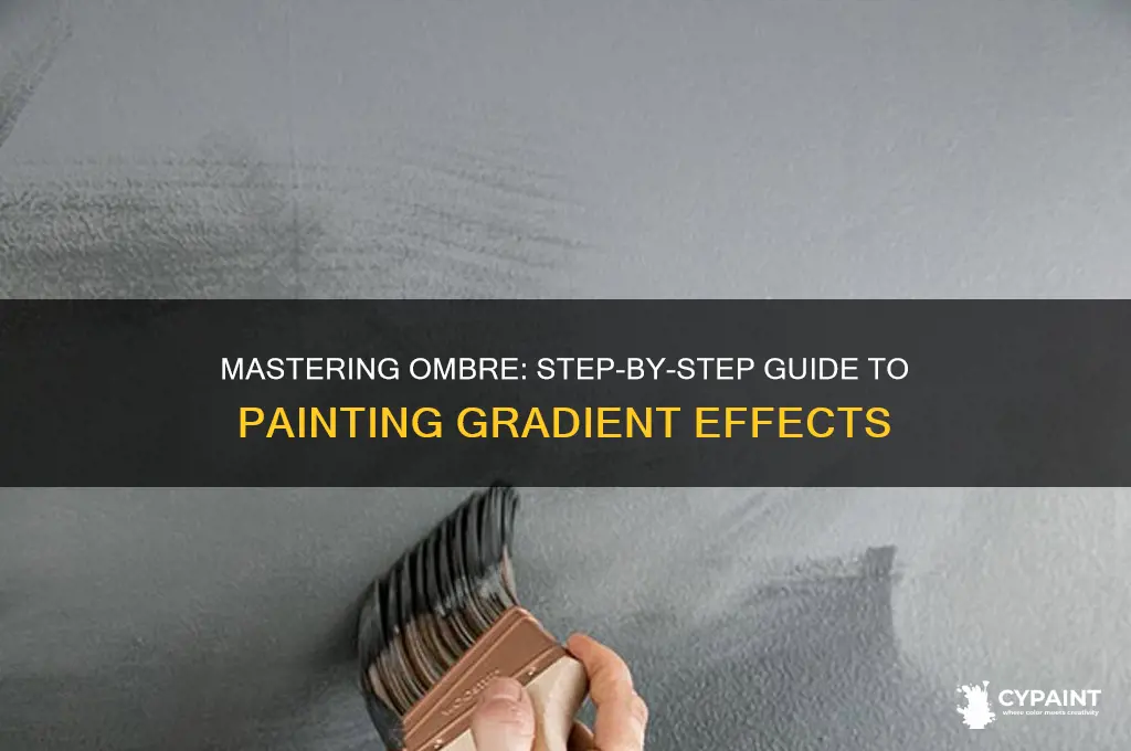 how to create an ombre effect with paint