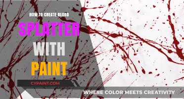Mastering Gory Art: Techniques for Realistic Blood Splatter with Paint