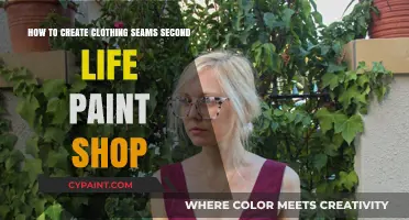 Creating Clothing Seams: Second Life Paint Shop Guide