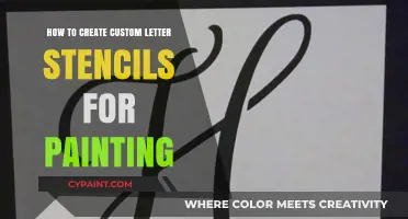 DIY Custom Letter Stencils: Easy Painting Techniques for Personalized Designs