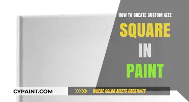 Mastering Paint: Crafting Custom-Sized Squares Effortlessly