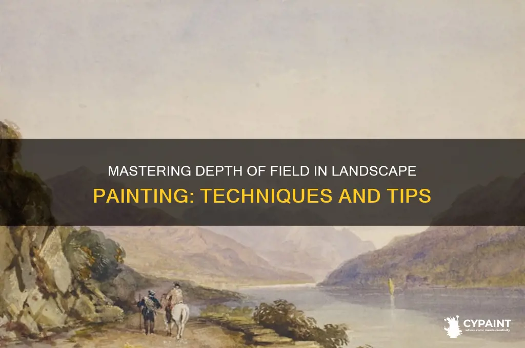 how to create deapth of field in a landscape painting