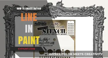 Mastering Paint: Simple Steps to Create Dotted Lines Effortlessly
