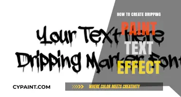 Mastering Dripping Paint Text Effect: A Creative Design Tutorial