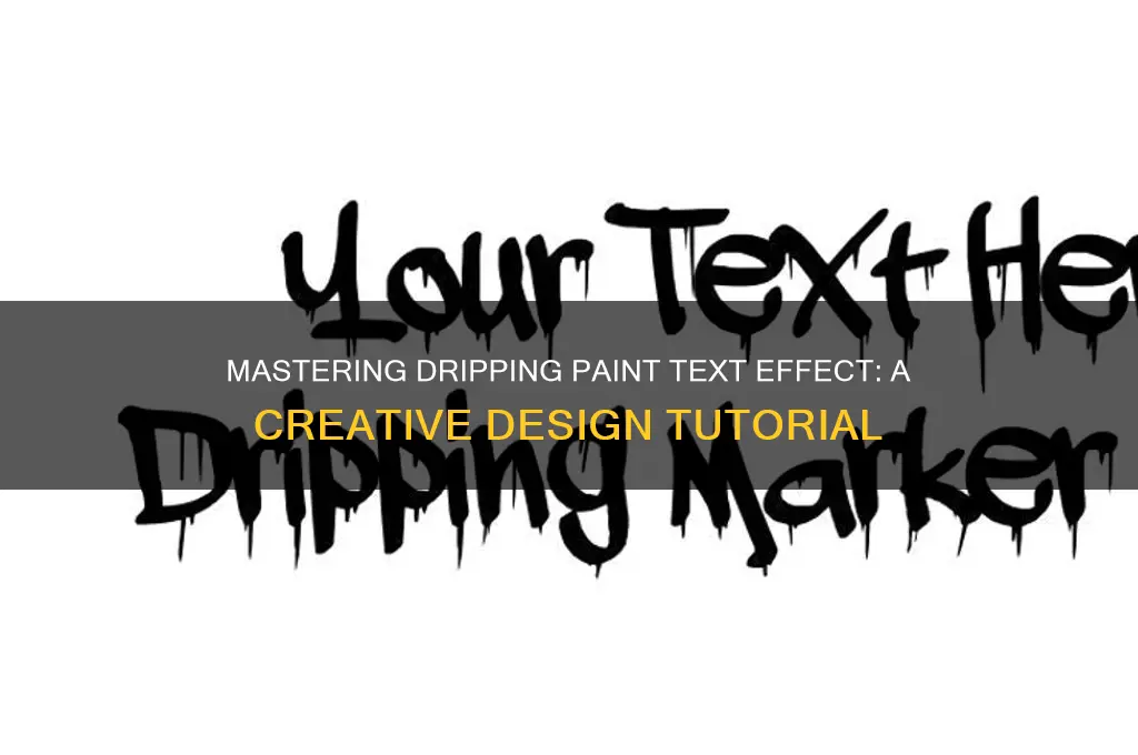 Mastering Dripping Paint Text Effect: A Creative Design Tutorial | CyPaint