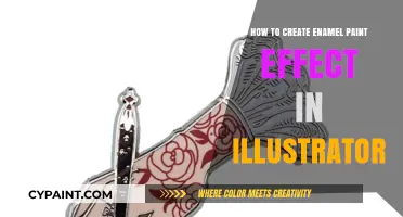 Mastering Enamel Paint Effect in Adobe Illustrator: A Step-by-Step Guide