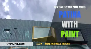 Creating Faux Green Copper Patina: Paint Techniques