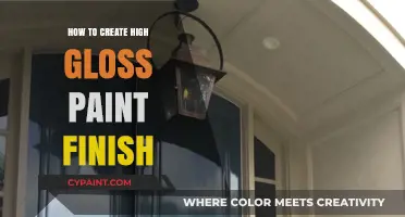 Mastering High Gloss Paint: Techniques for a Flawless Shiny Finish