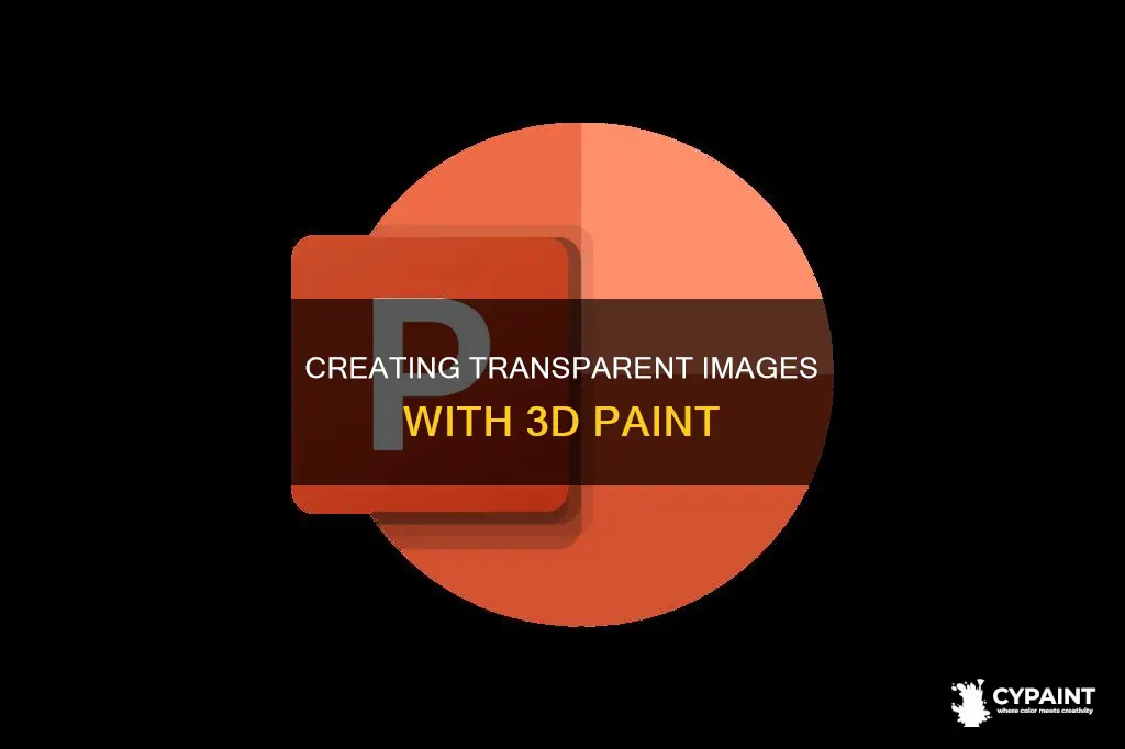 how to create image with transparent background 3d paint