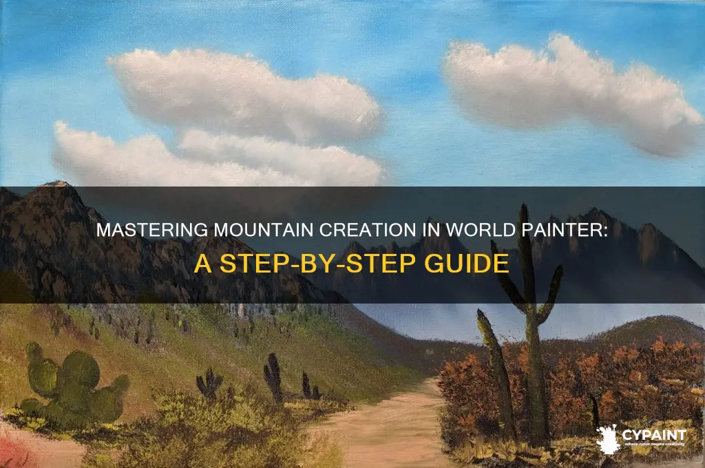 how to create mountains in world painter